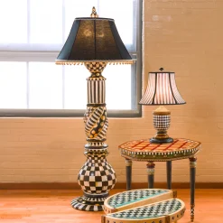 Outlet MacKenzie-Childs Courtly Check Floor Lamp