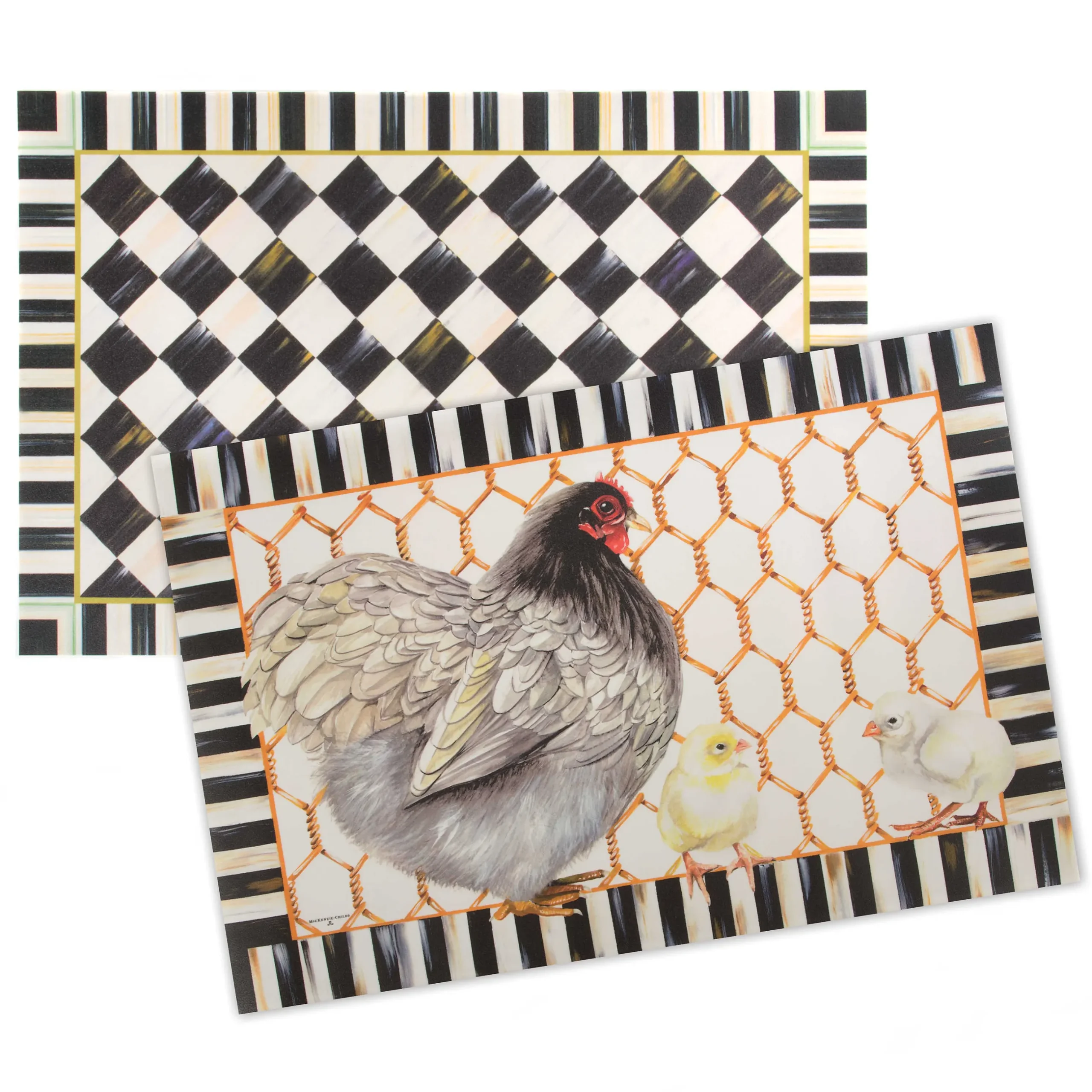 Best MacKenzie-Childs Courtly Check Floor Mat - 2' X 3'