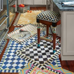 Best MacKenzie-Childs Courtly Check Floor Mat - 2' X 3'