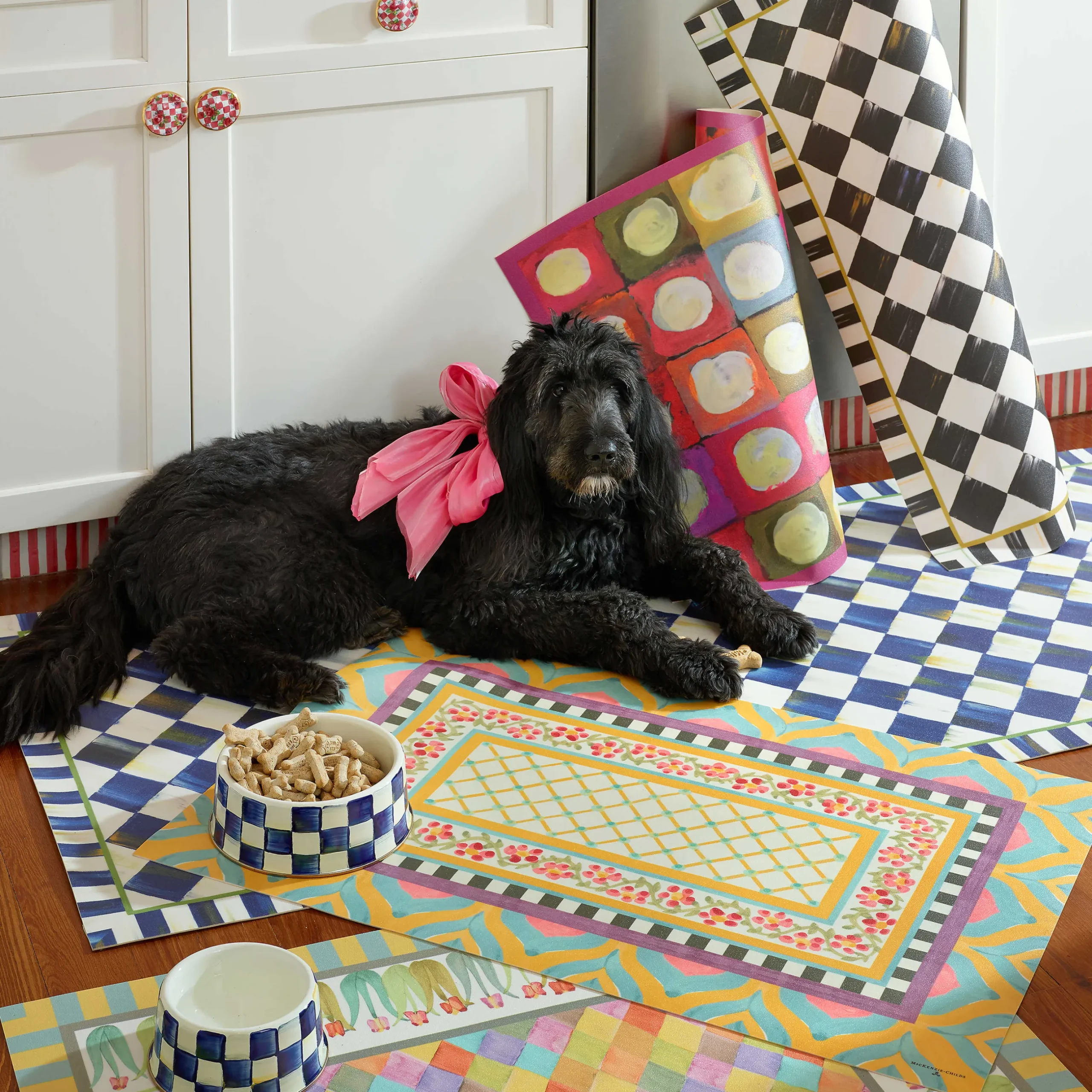 Best MacKenzie-Childs Courtly Check Floor Mat - 2' X 3'