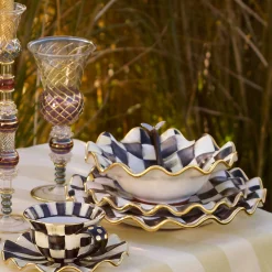 Online MacKenzie-Childs Courtly Check Fluted Breakfast Bowl