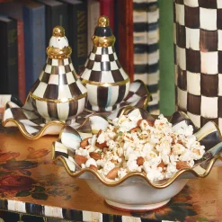 Online MacKenzie-Childs Courtly Check Fluted Breakfast Bowl