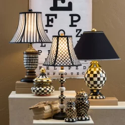 MacKenzie-Childs Courtly Check Globe Lamp