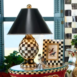MacKenzie-Childs Courtly Check Globe Lamp