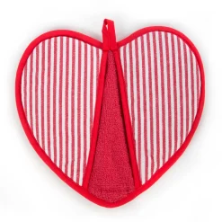MacKenzie-Childs Courtly Check Heart Potholder