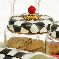 Sale MacKenzie-Childs Courtly Check Kitchen Canister - Large