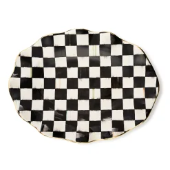 Online MacKenzie-Childs Courtly Check Large Serving Platter