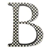 Discount MacKenzie-Childs Courtly Check Letter - B