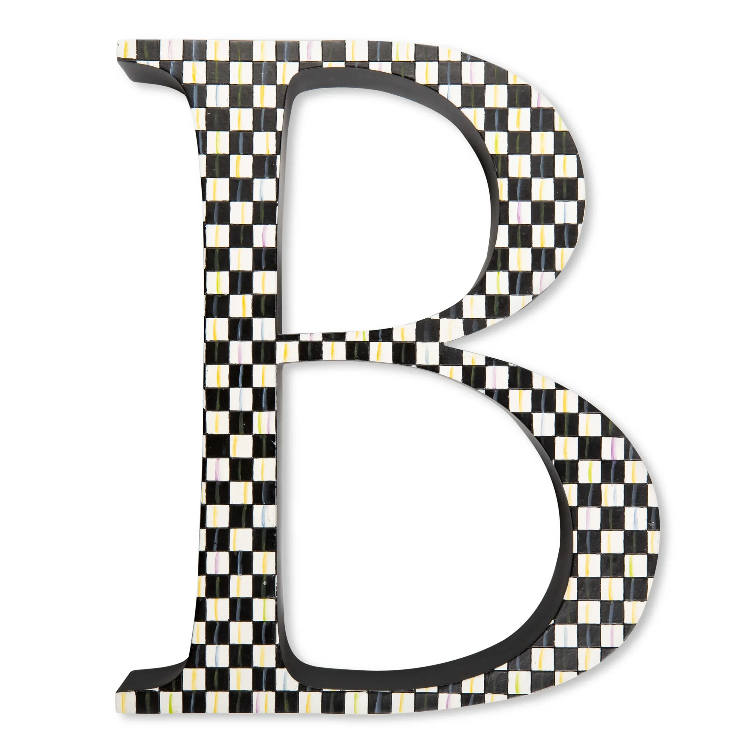 Discount MacKenzie-Childs Courtly Check Letter - B