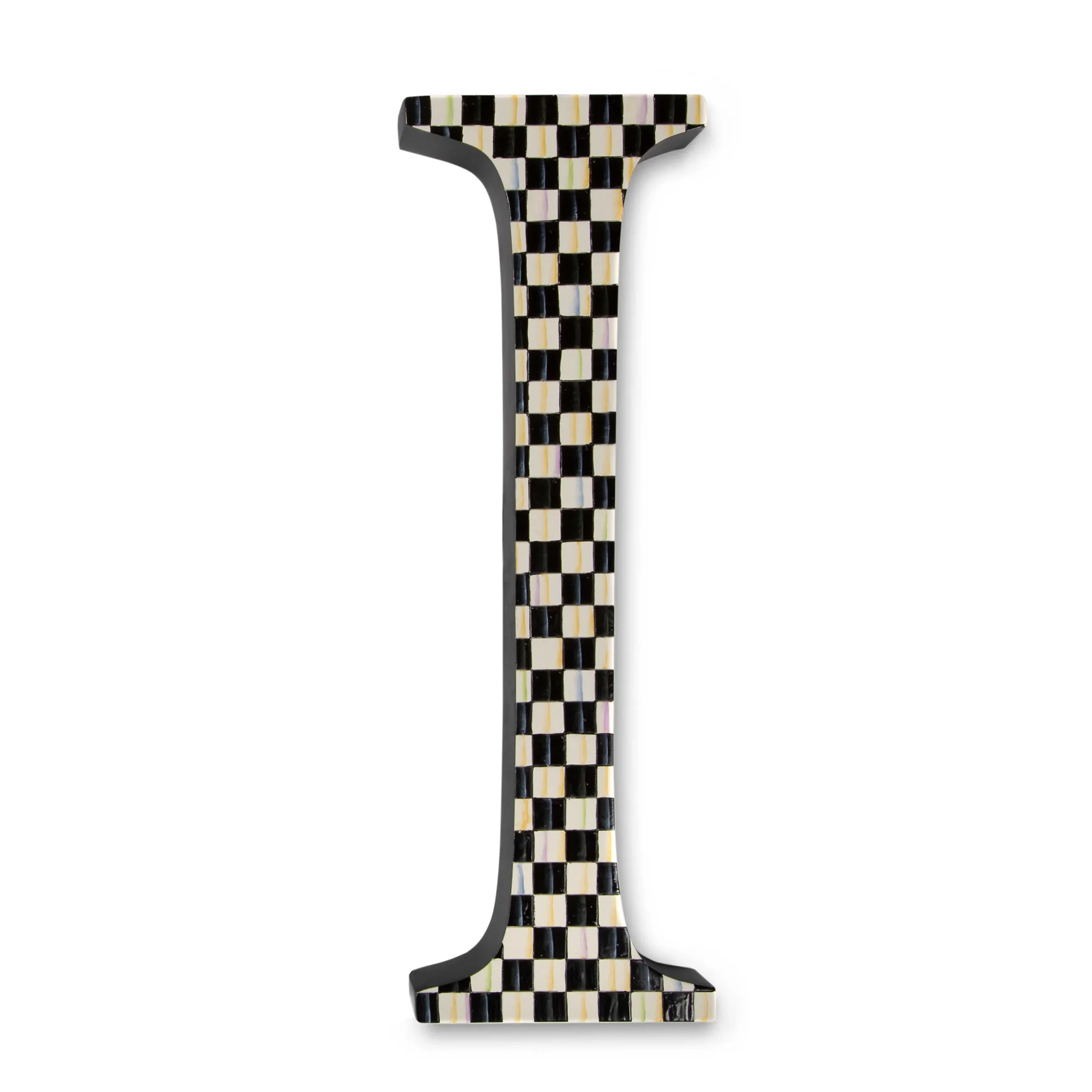 New MacKenzie-Childs Courtly Check Letter - I