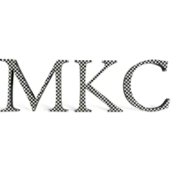 Sale MacKenzie-Childs Courtly Check Letter - K