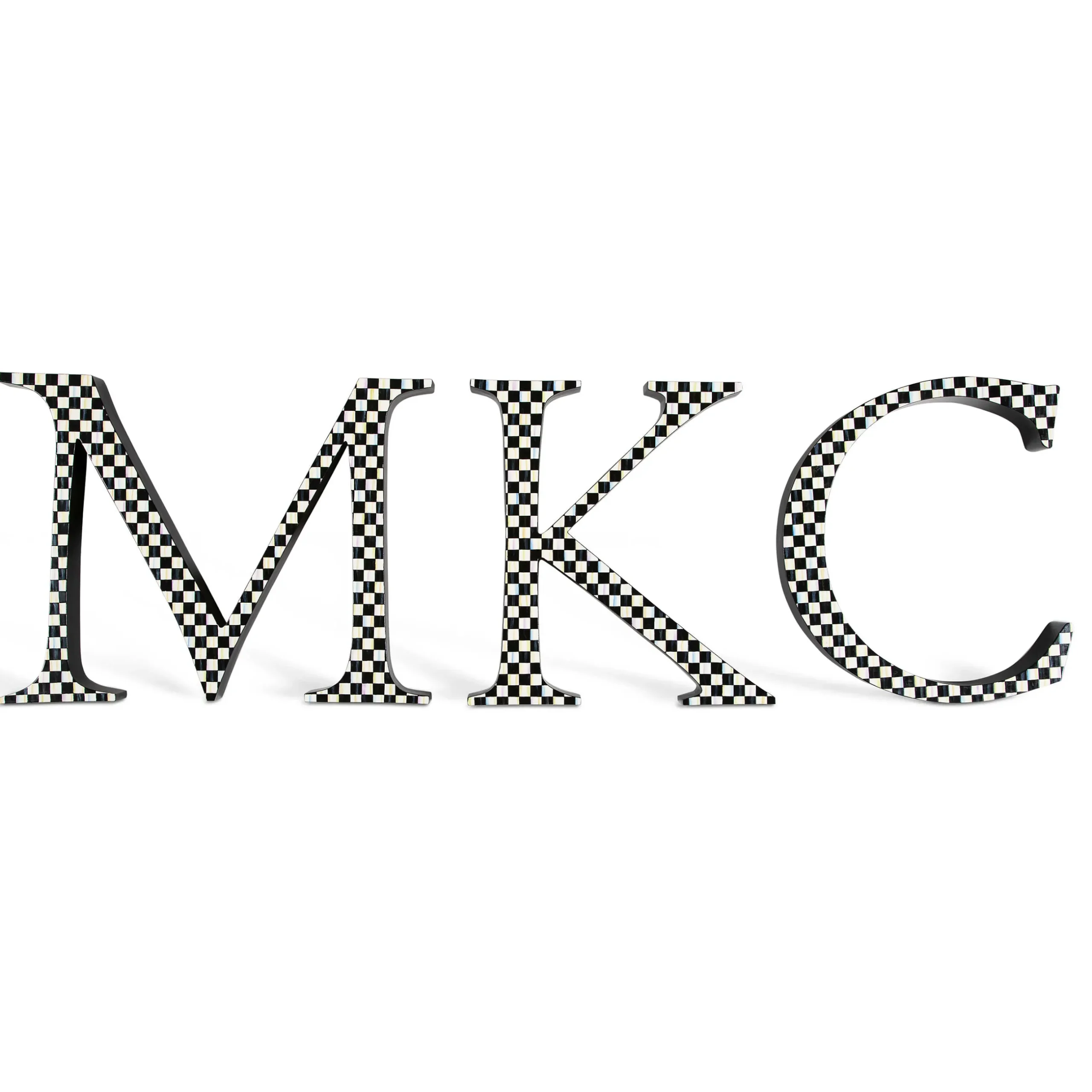 Clearance MacKenzie-Childs Courtly Check Letter - M
