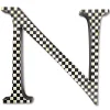 Online MacKenzie-Childs Courtly Check Letter - N