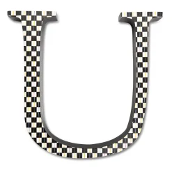 Hot MacKenzie-Childs Courtly Check Letter - U