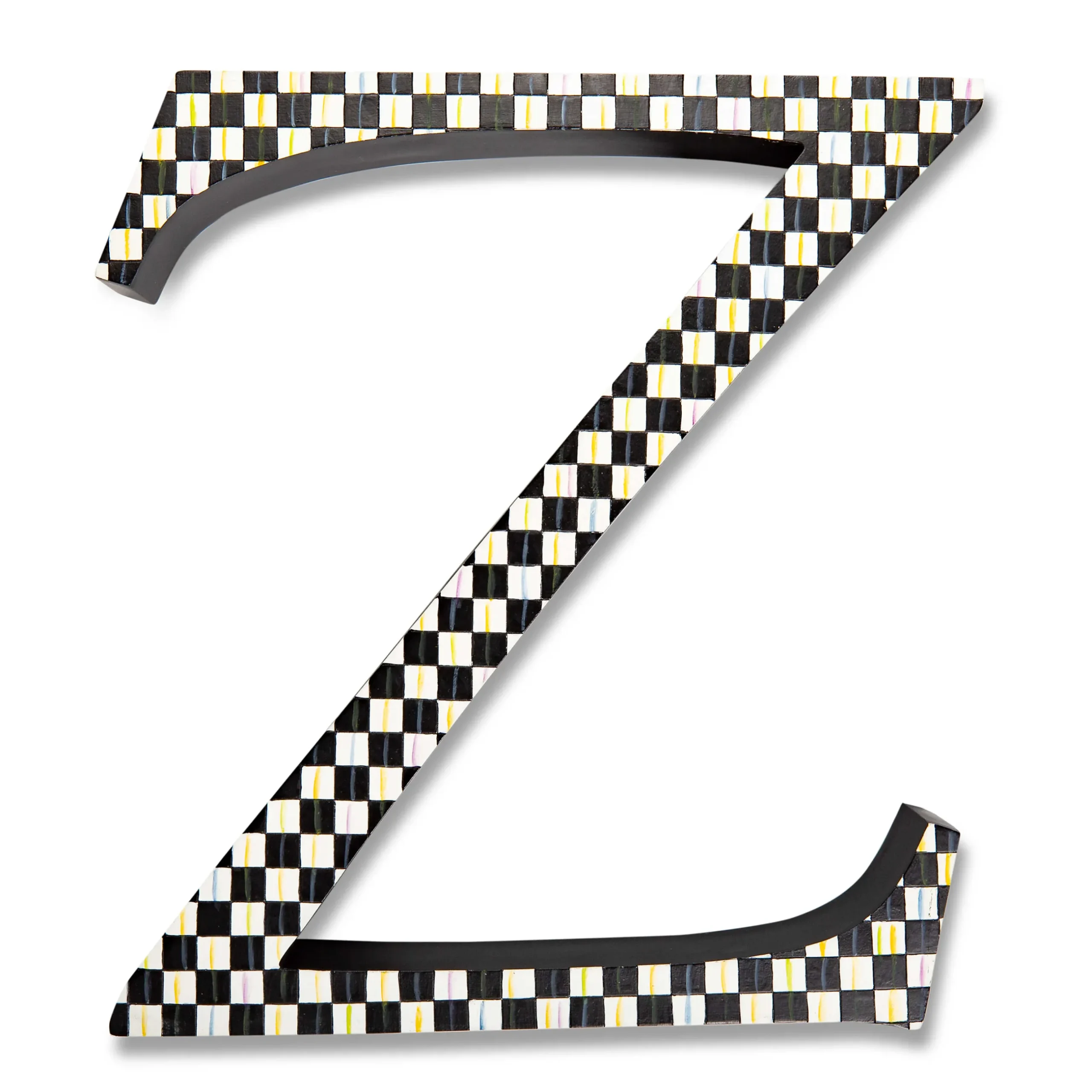 New MacKenzie-Childs Courtly Check Letter - Z