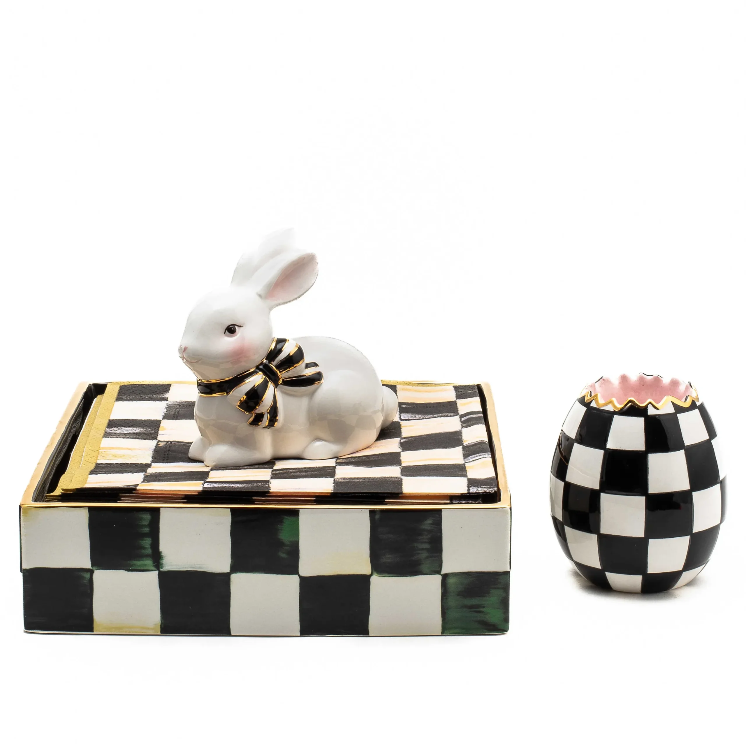 MacKenzie-Childs Courtly Check Luncheon Napkin Holder