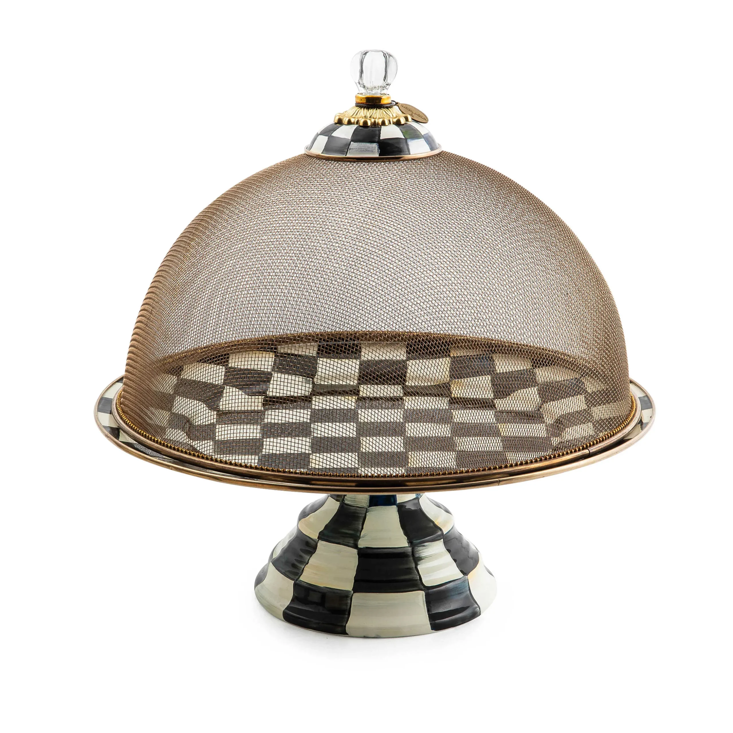 Best MacKenzie-Childs Courtly Check Mesh Dome - Large