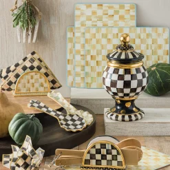 Hot MacKenzie-Childs Courtly Check Napkin Holder