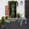 Best MacKenzie-Childs Courtly Check Outdoor Standing Deer