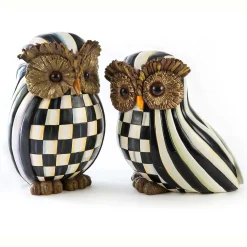 MacKenzie-Childs Courtly Check Owl