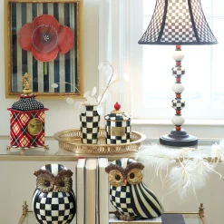 MacKenzie-Childs Courtly Check Owl