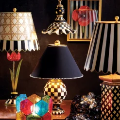 Clearance MacKenzie-Childs Courtly Check Pendant Lamp - Medium