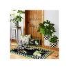 Outlet MacKenzie-Childs Courtly Check Plant Stand - Short