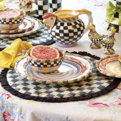New MacKenzie-Childs Courtly Check Round Placemat