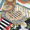Sale MacKenzie-Childs Courtly Check Rug - 5' Octagon - Purple & Green
