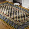 Clearance MacKenzie-Childs Courtly Check Rug - 5' X 8' - Purple & Green
