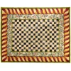 New MacKenzie-Childs Courtly Check Rug - 8' X 10' - Red & Gold