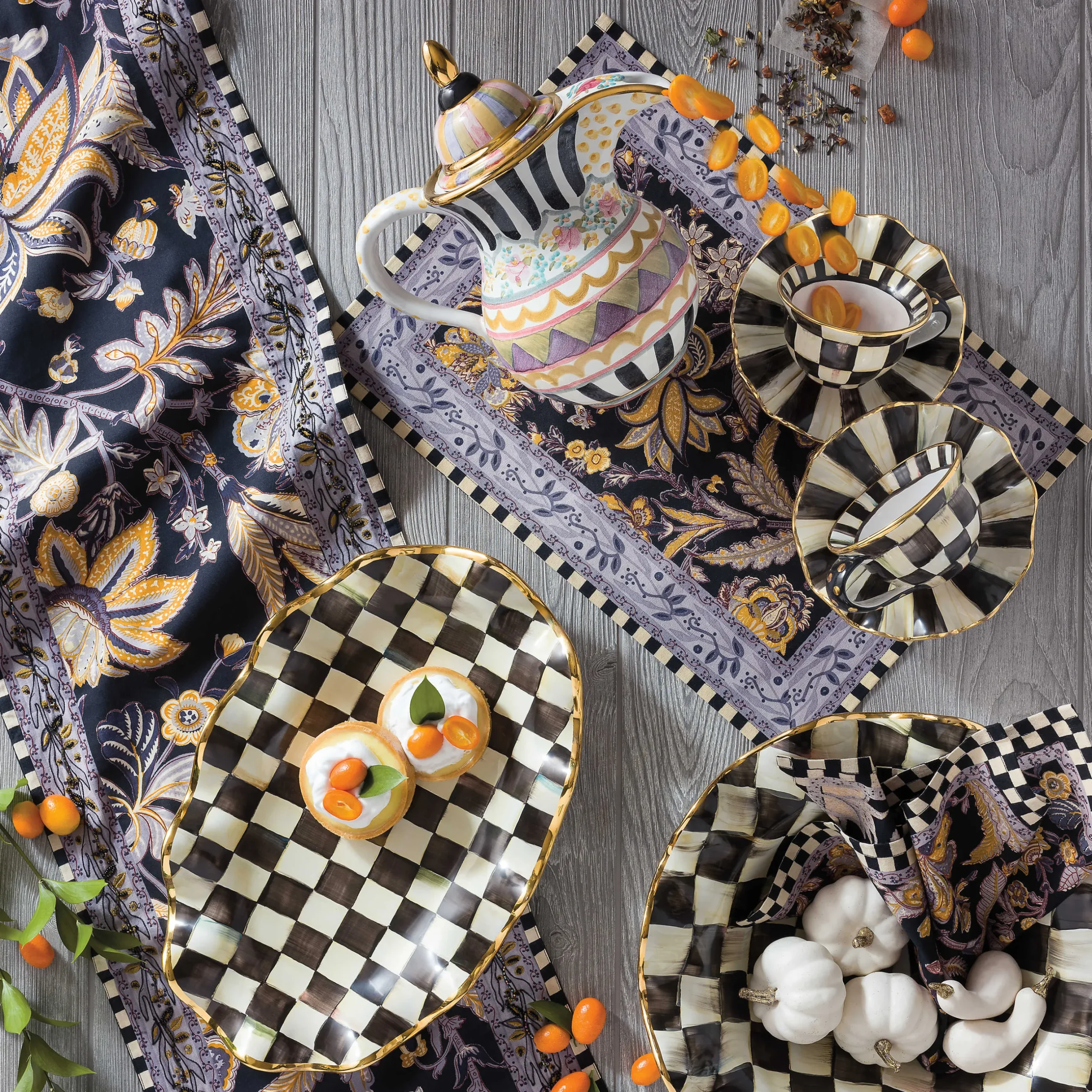 Best MacKenzie-Childs Courtly Check Saucer