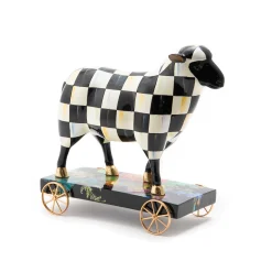 Discount MacKenzie-Childs Courtly Check Sheep On Parade Decor