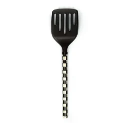 Discount MacKenzie-Childs Courtly Check Slotted Turner - Black