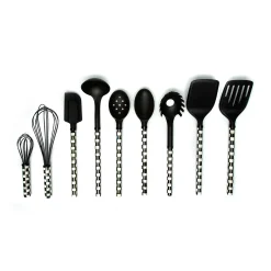 Sale MacKenzie-Childs Courtly Check Spoon - Black