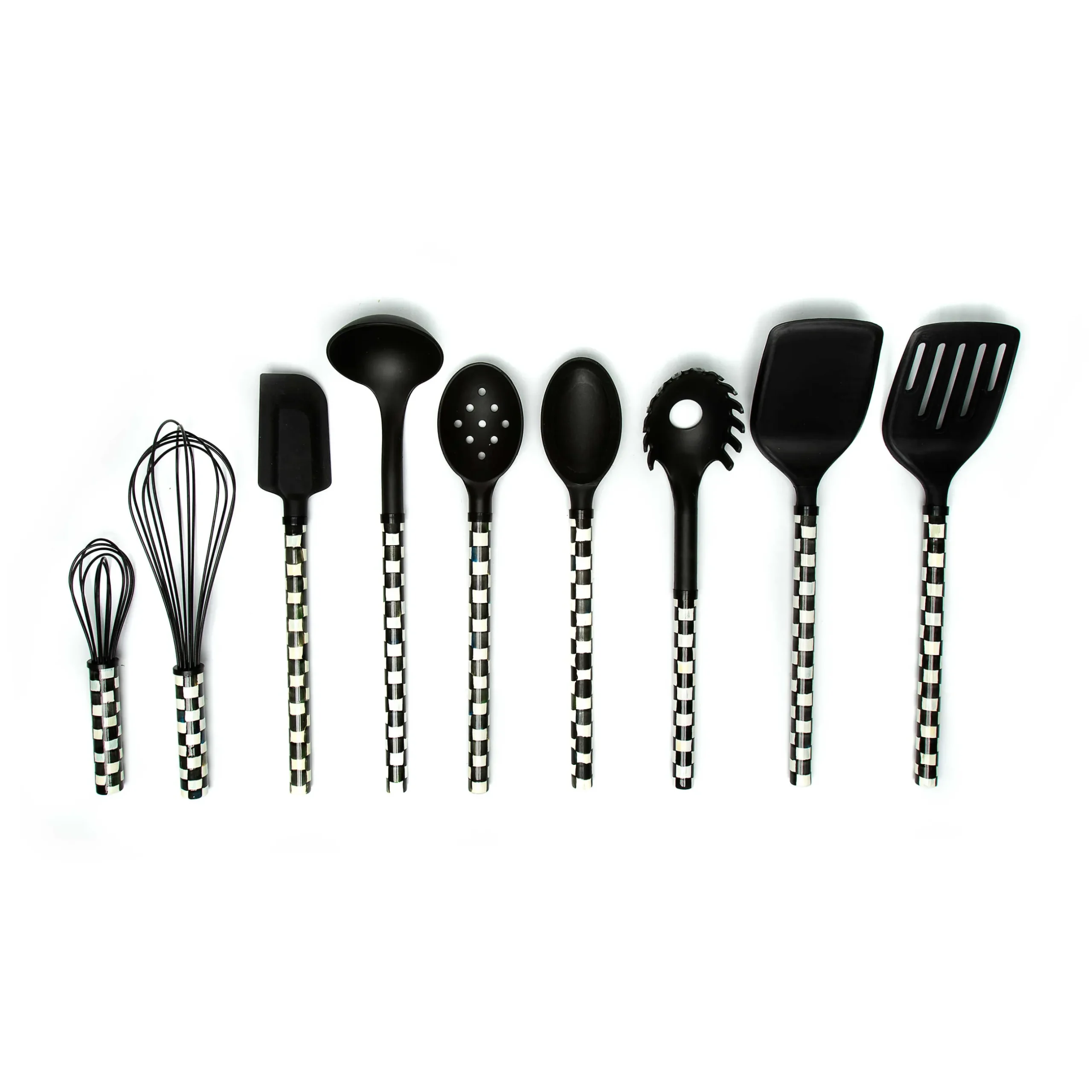 Sale MacKenzie-Childs Courtly Check Spoon - Black
