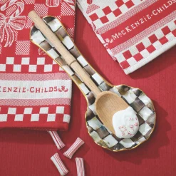 Clearance MacKenzie-Childs Courtly Check Spoon Rest