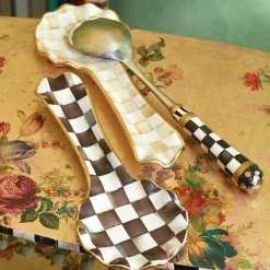 Clearance MacKenzie-Childs Courtly Check Spoon Rest