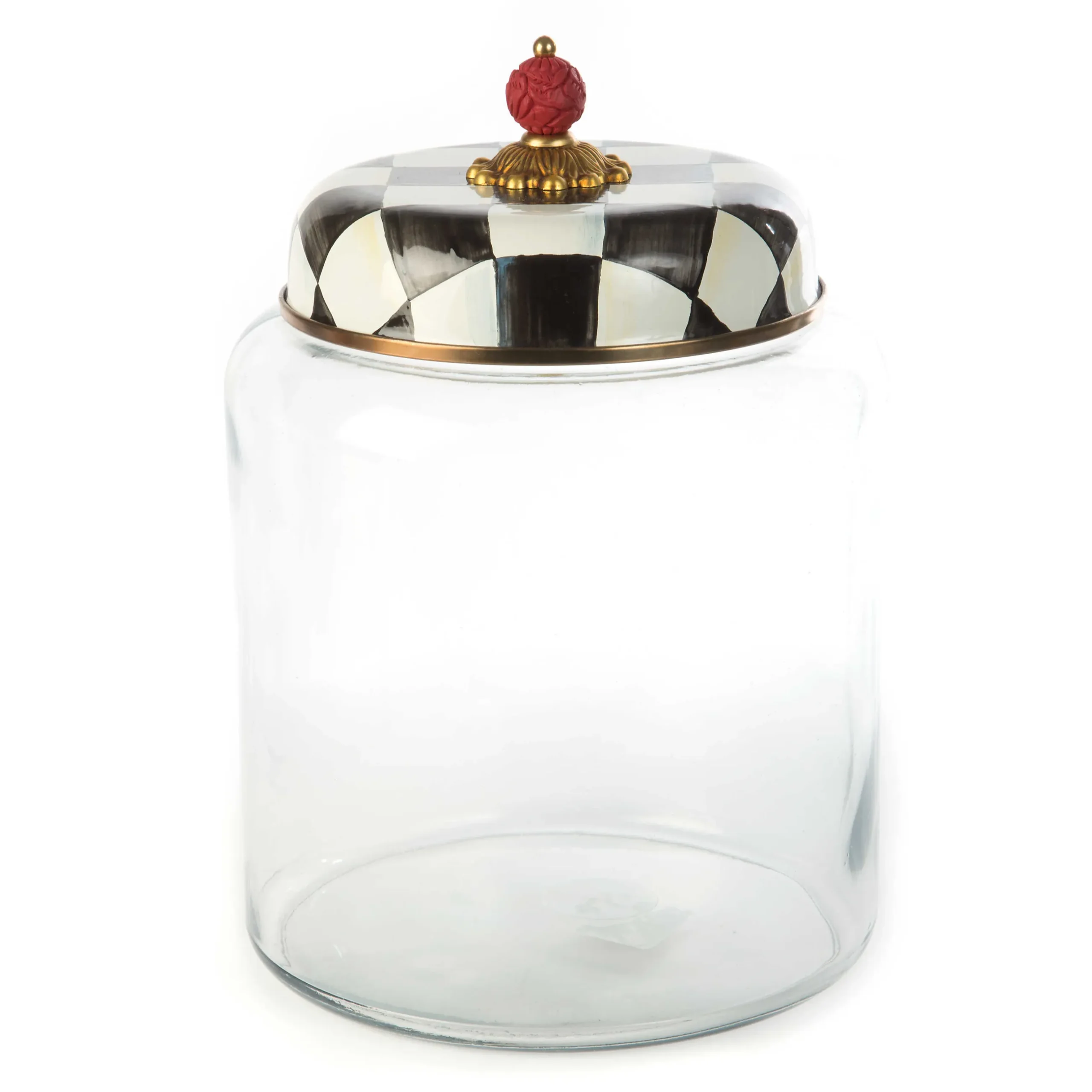 Hot MacKenzie-Childs Courtly Check Storage Canister - Bigger
