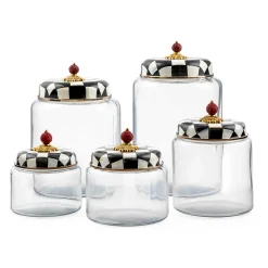 Hot MacKenzie-Childs Courtly Check Storage Canister - Bigger