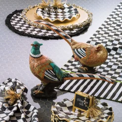 Discount MacKenzie-Childs Courtly Check & Stripe Table Runner