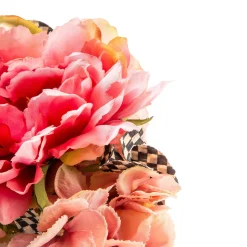 Hot MacKenzie-Childs Courtly Check Summer Bouquet - Pink