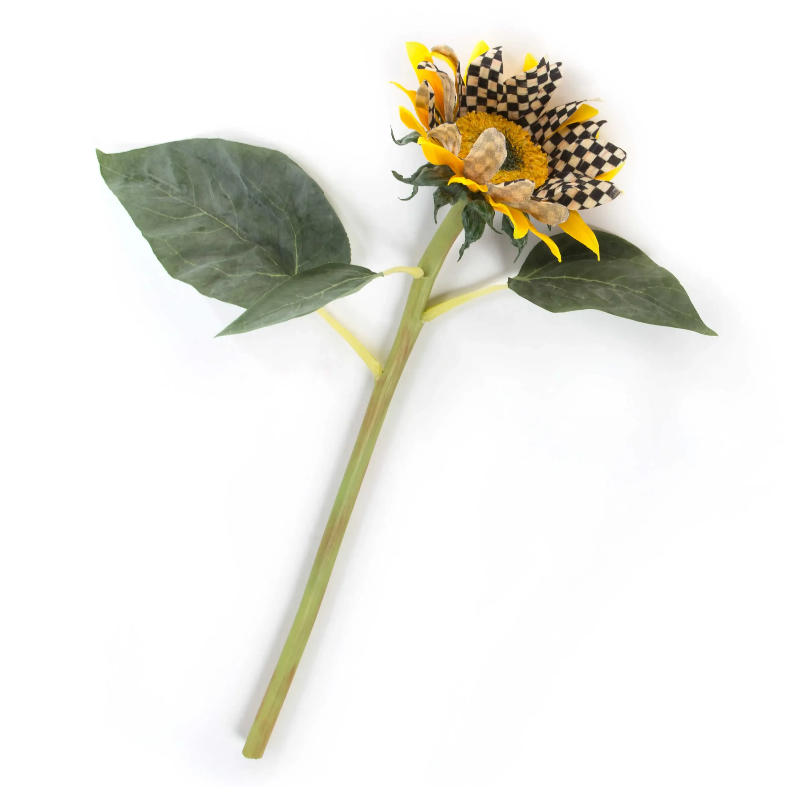 New MacKenzie-Childs Courtly Check Sunflower - Yellow