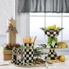 Outlet MacKenzie-Childs Courtly Check Tab Top Cafe Valance