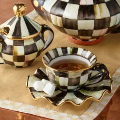 Outlet MacKenzie-Childs Courtly Check Teacup