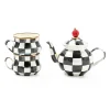 Clearance MacKenzie-Childs Courtly Check Tea Party Set