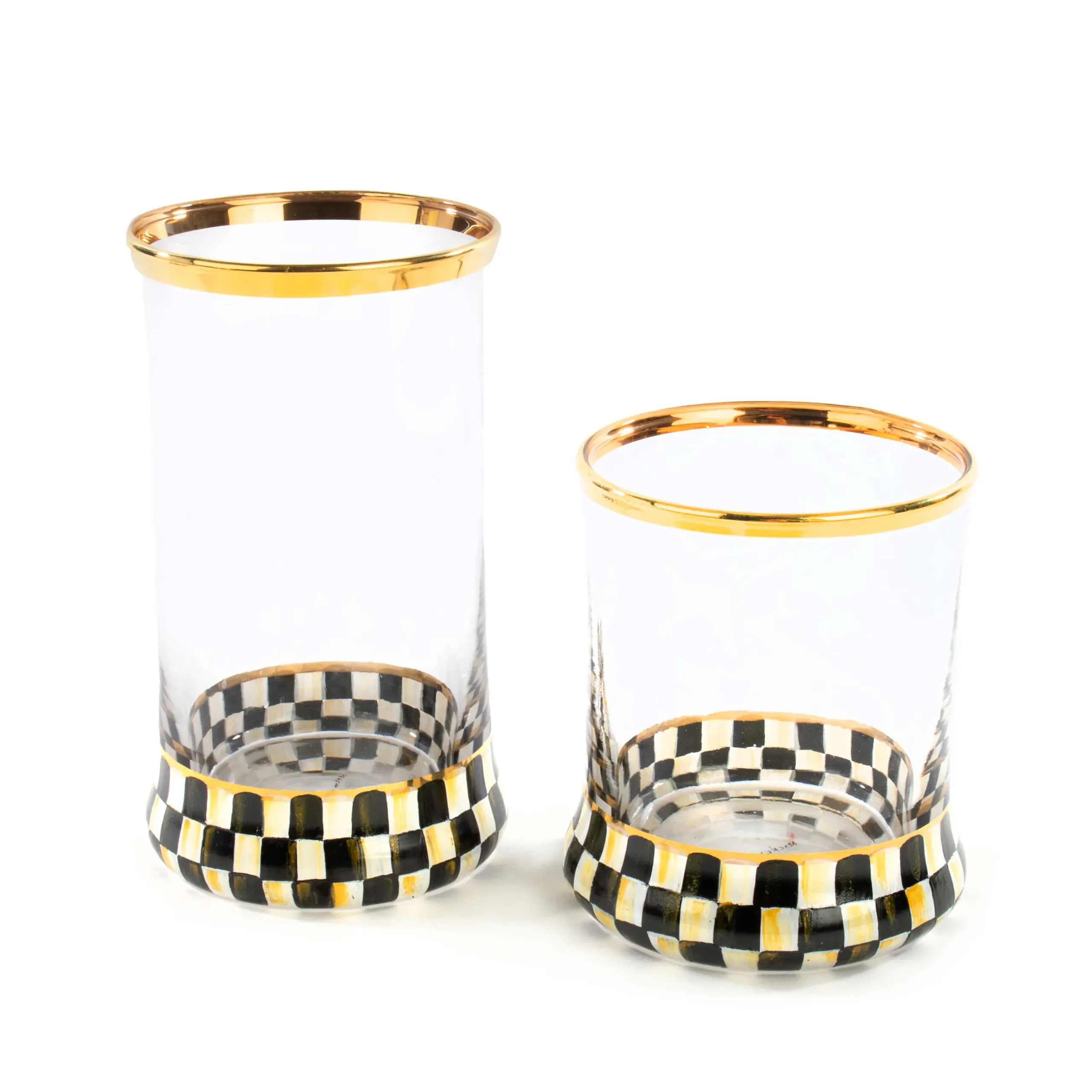 Hot MacKenzie-Childs Courtly Check Tumbler