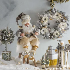 Best MacKenzie-Childs Courtly Check Wreath Hanger