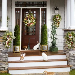 Best MacKenzie-Childs Courtly Check Wreath Hanger