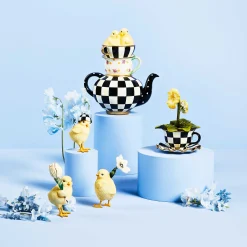 Discount MacKenzie-Childs Courtly Chickatee Teapot